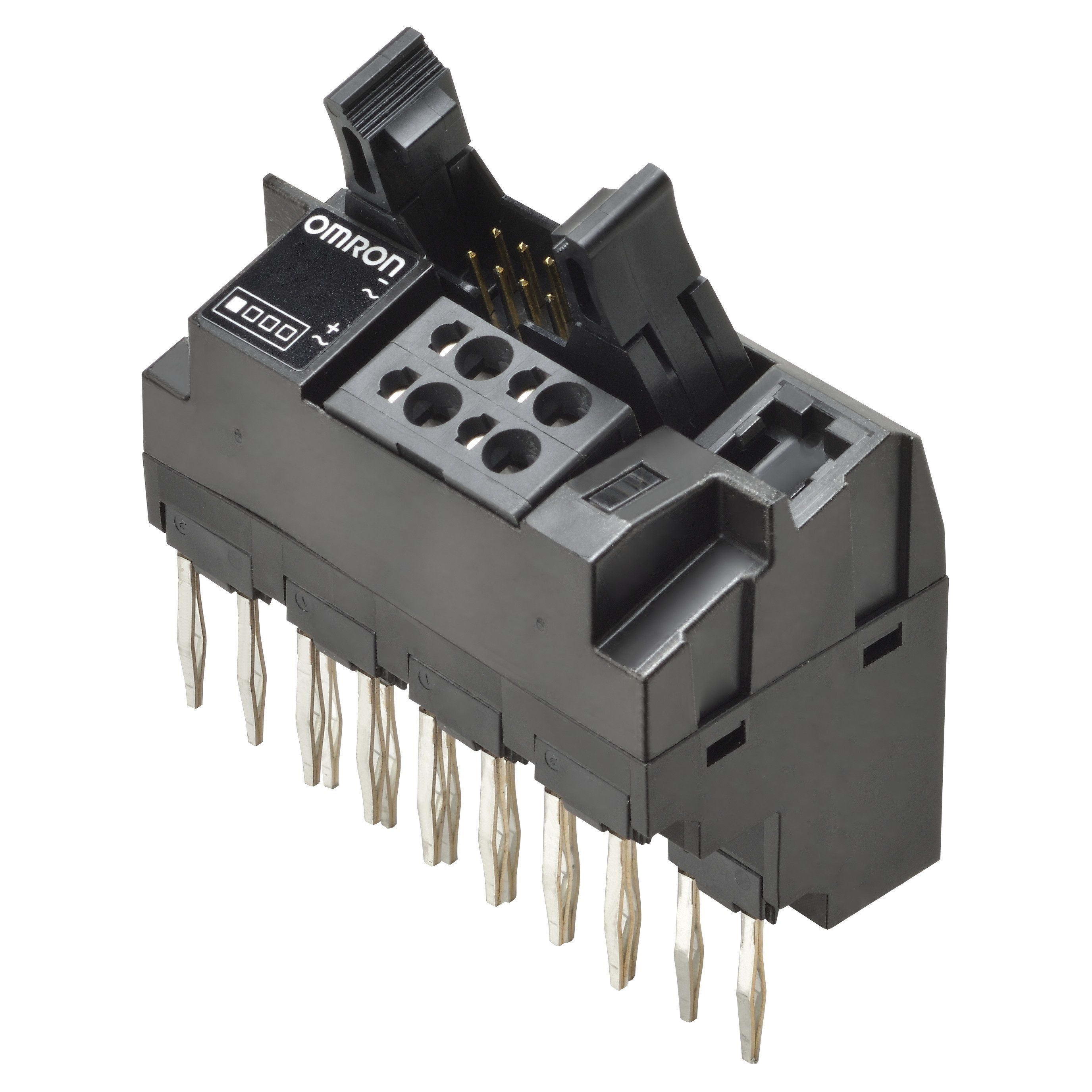 Omron - BLOC INTERFACE POUR G2RV-SR/G3RV-SR PUSH-IN, SORTIE PLC, 8 CANAUX, NPN, 30V AC/D
