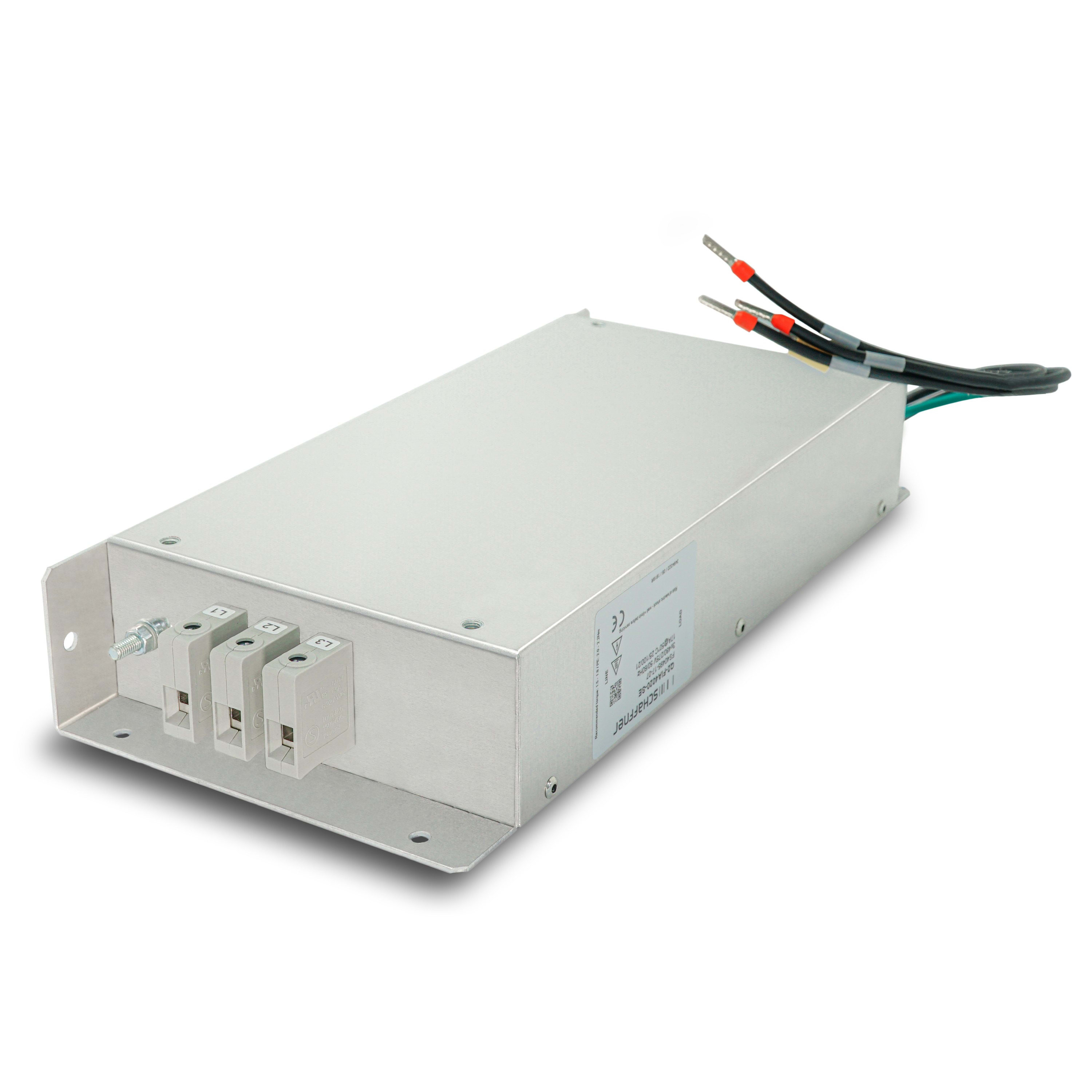 Omron - Filtre RFI à empreinte commune 80 A, 400 VAC, triphasé, pour les variateurs comp
