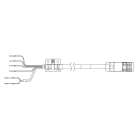 Omron - Câble dalimentation du servomoteur série 1S, 10 m, avec frein, 400 V : 7,5 kW