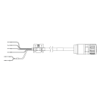 Omron - Câble dalimentation du servomoteur série 1S, 5 m, avec frein, 400 V : 11 kW et