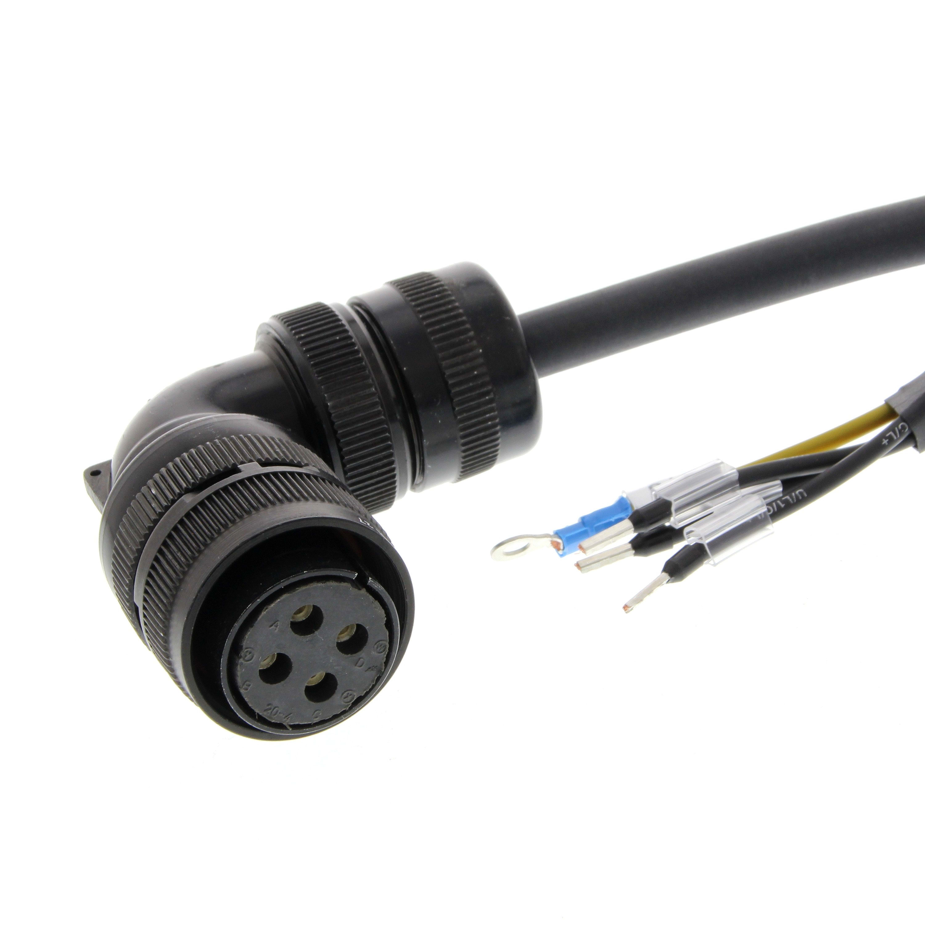 Omron - Câble dalimentation flexible 5 m pour servomoteurs série G et G5, 1 x 230 Vc.a.