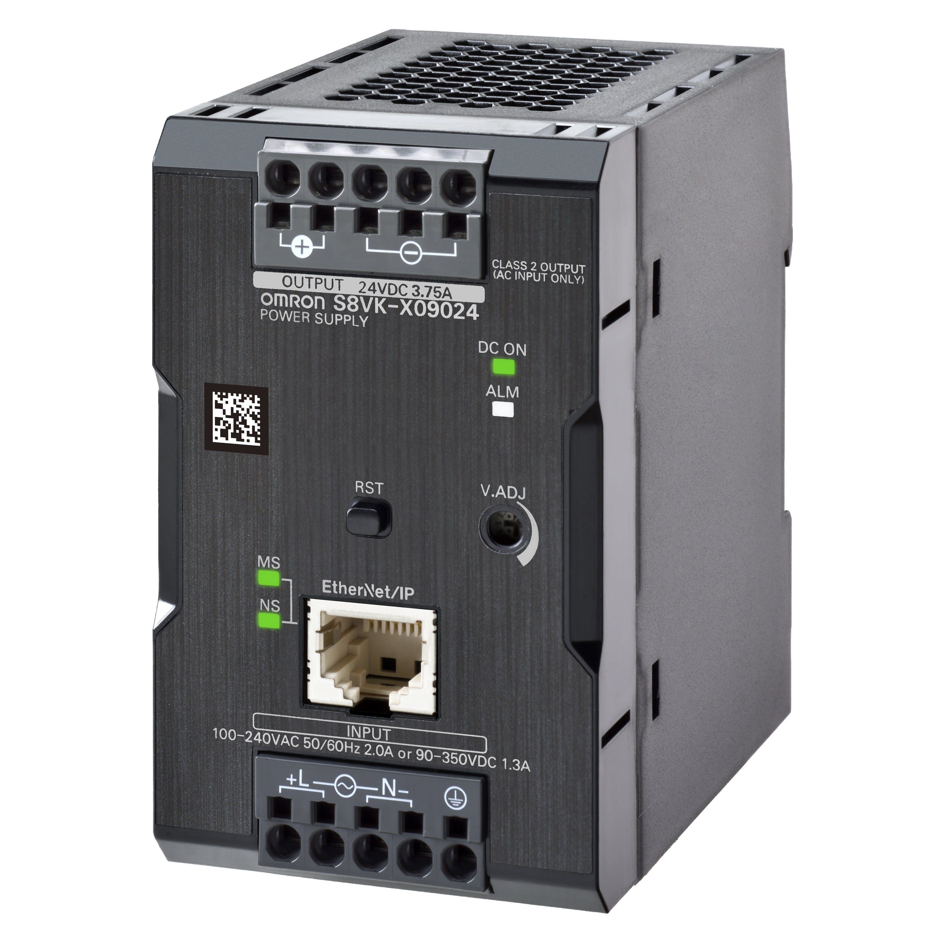 Omron - Alimentation 90 w, 24 vdc, 3.75 a, rail din, push-in