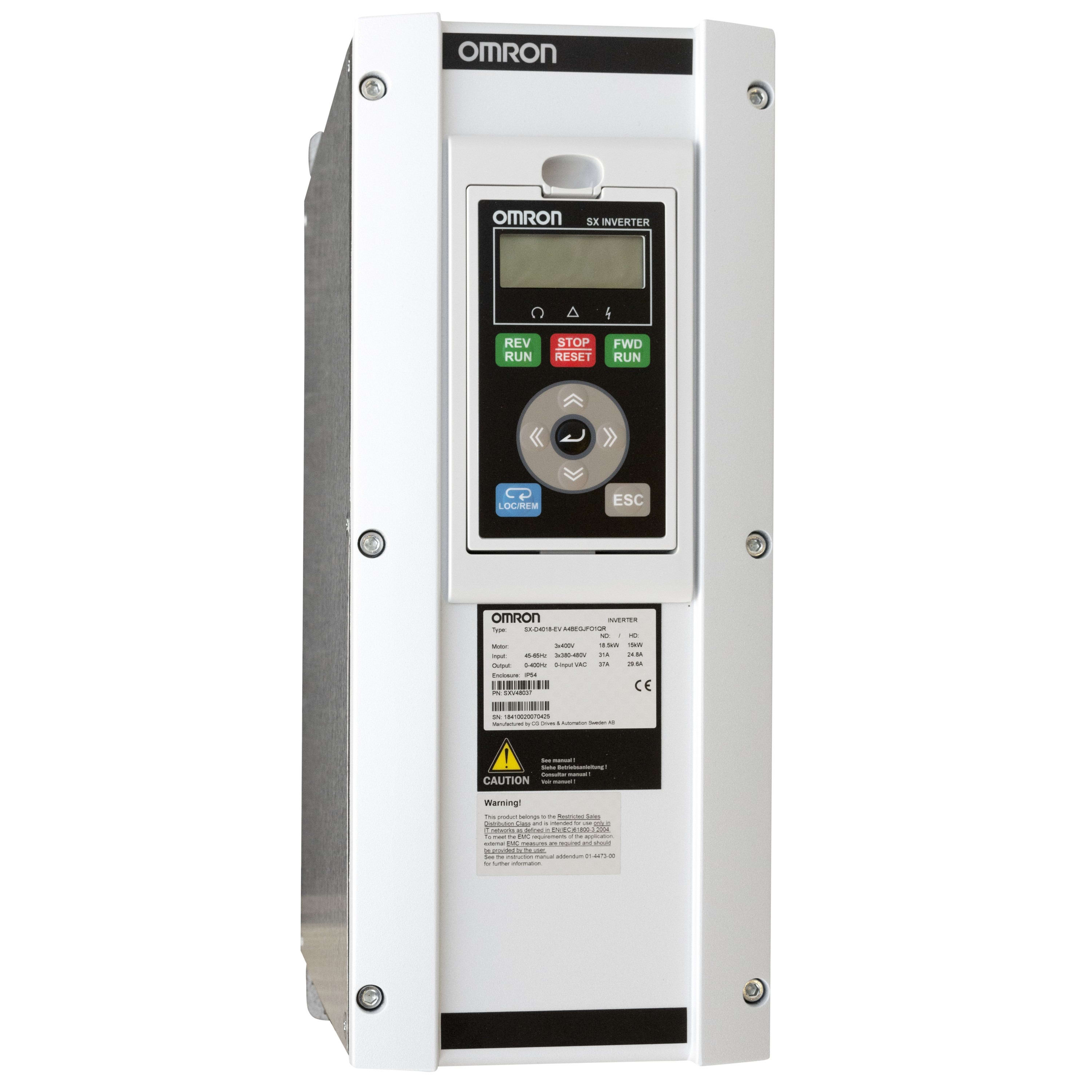Omron - Variateur série SX IP54, 4 kW, 3~ 690 VAC, contrôle vectoriel
