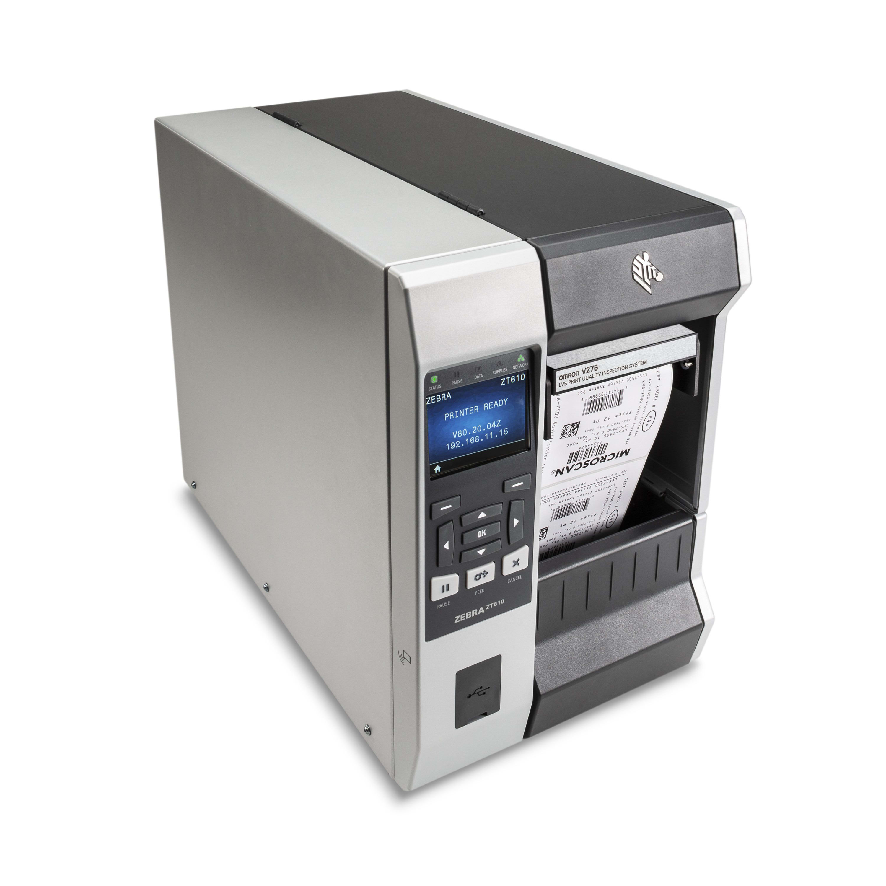Omron - Système de vérification V275, 8 ", intégré à l'imprimante ZEBRA ZT620