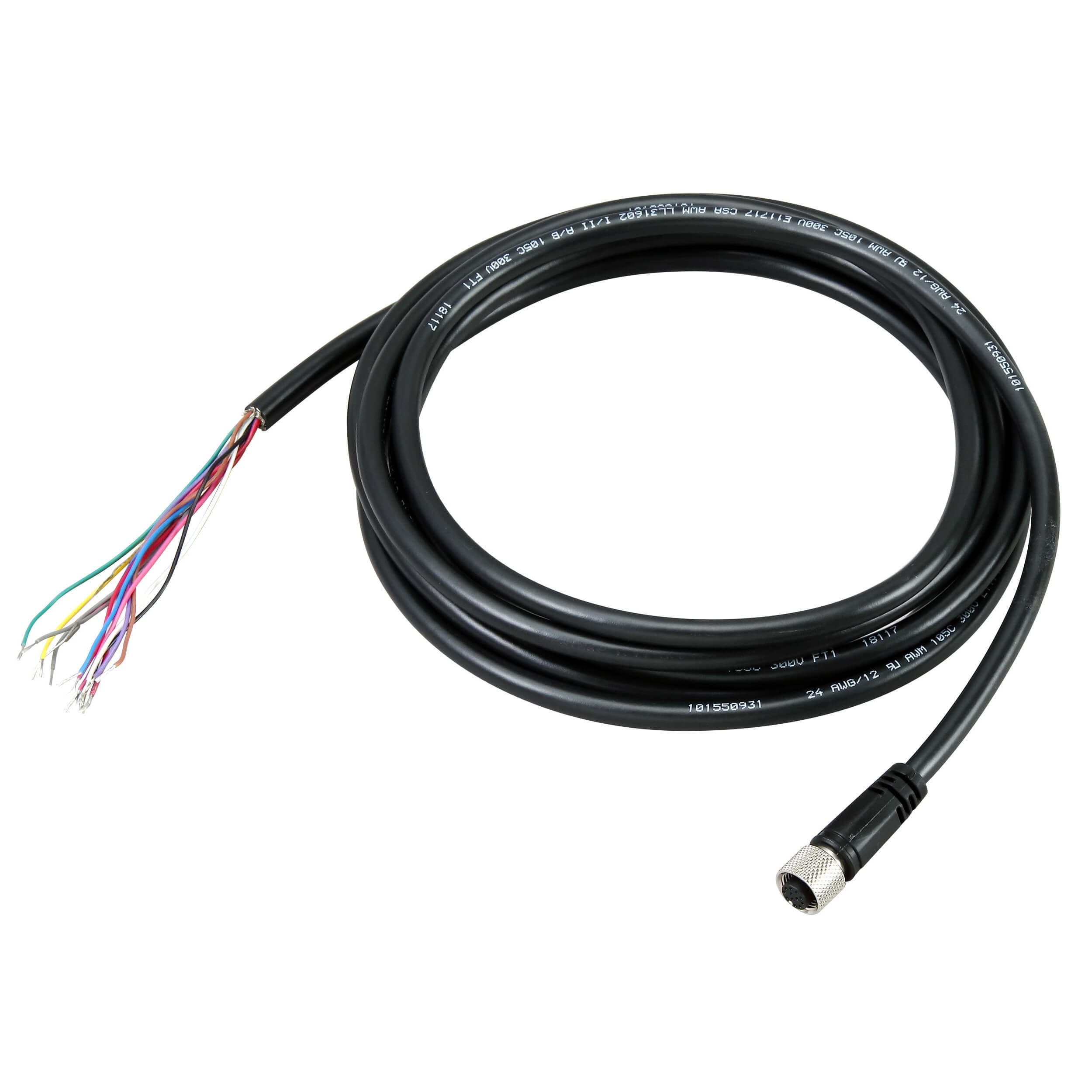 Omron - V/F 430-F Câble M12 vers fils libres, 15 m