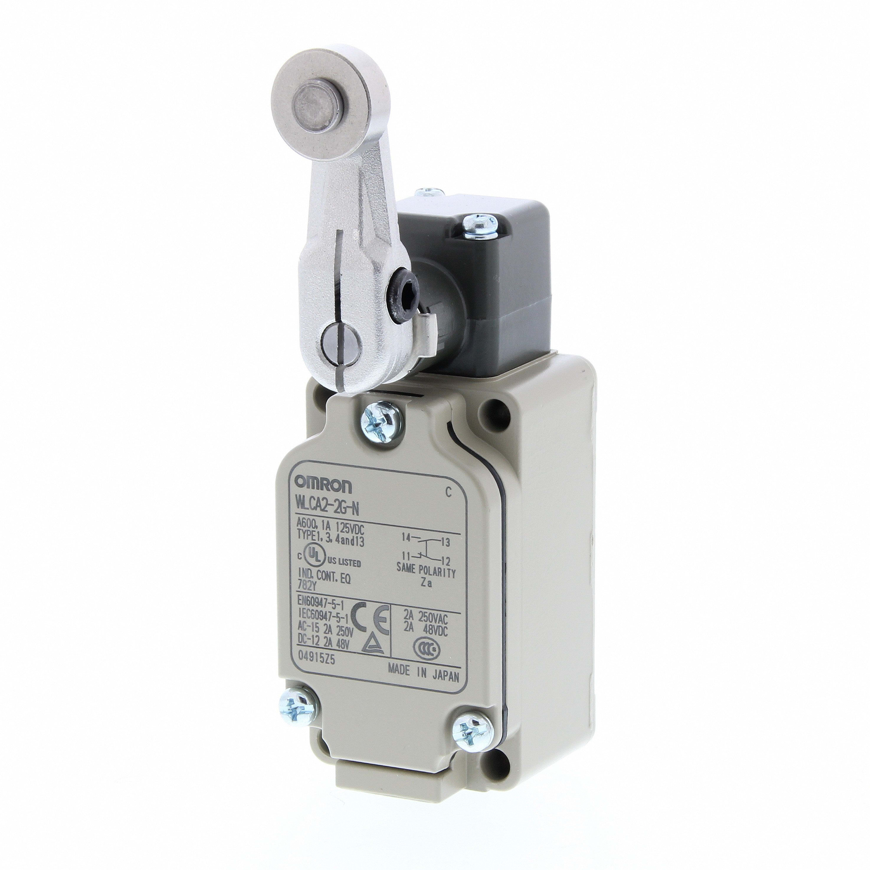 Omron - Interrupteur de fin de course, levier à galet réglable : standard, boîte de dire