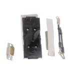 Omron - 9-pin D-type connector (male) with connector hood with M2.6 x0.45mm pi