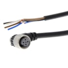 Omron - Connecteur M12, 4 fils, angle droit, haute température PVC 105°C, à visser, câbl