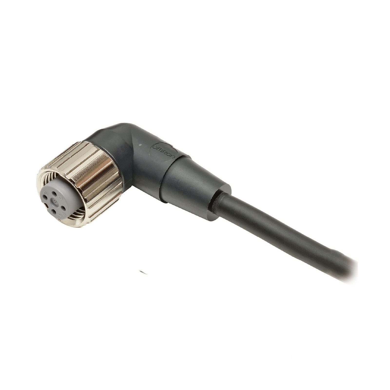 Omron - Connecteur M12, 3 broches, angle droit, PVC, à visser, câble 2 m
