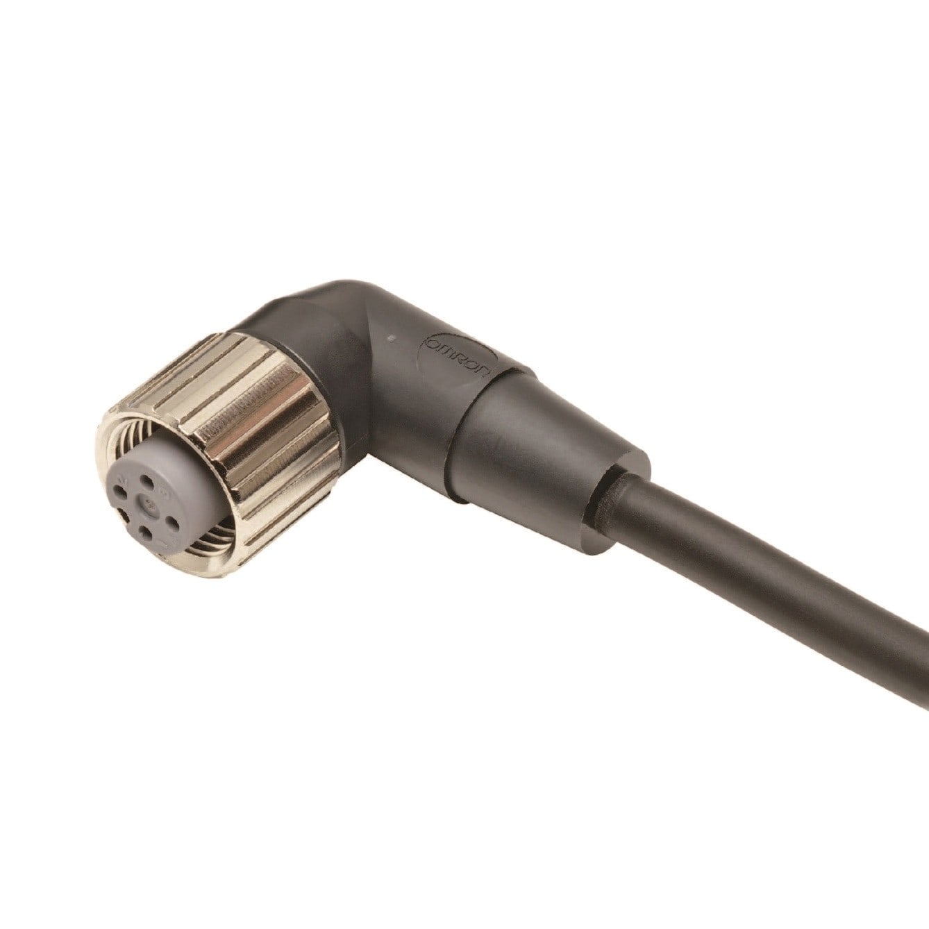 Omron - Connecteur pour capteur, M12 5-pin, connecteur femelle coudé, PVC, 2m