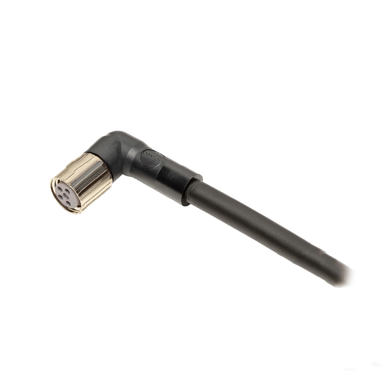 Omron - Connecteur M8, 4 broches, angle droit, PVC, à visser, câble 5 m