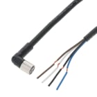 Omron - Connecteur pour capteur, M8 4-fils, connecteur femelle coudé, PVC, 5m