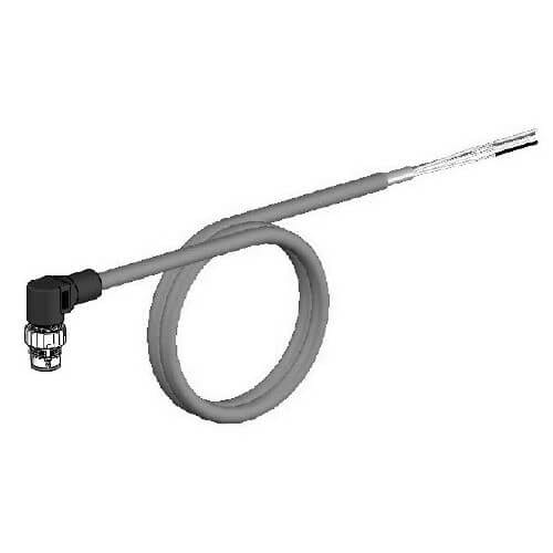 Omron - Câble Ethernet Cat.5, PVC, connecteur coudé M12/extrémités ouvertes, 2