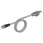 Omron - Câble Ethernet Cat.5, PVC, mâle M12 droit / mâle RJ45, 3m, jaune