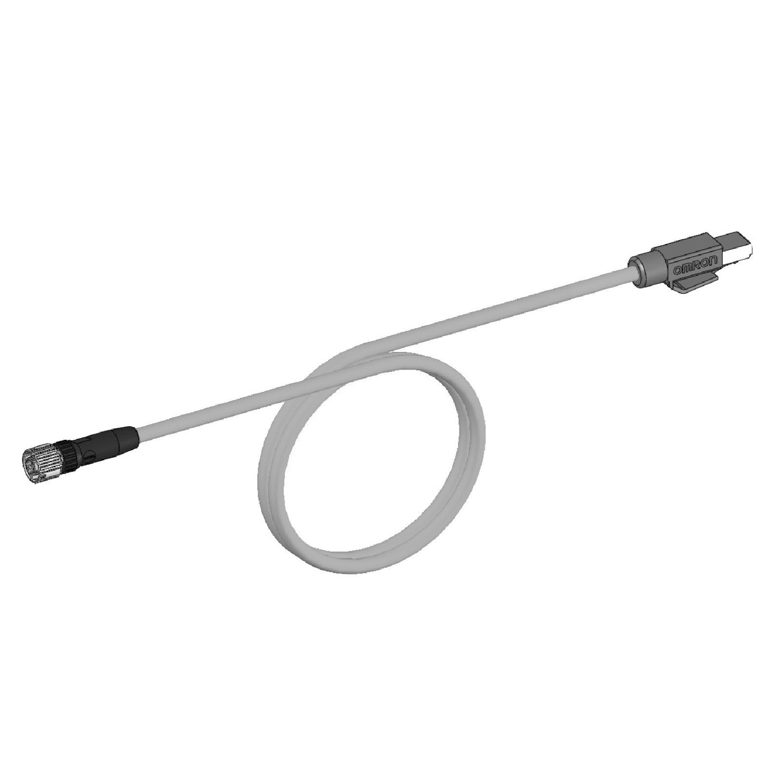 Omron - Rallonge Ethernet cat.5, pvc, connecteur droit m12/connecteur 5 m