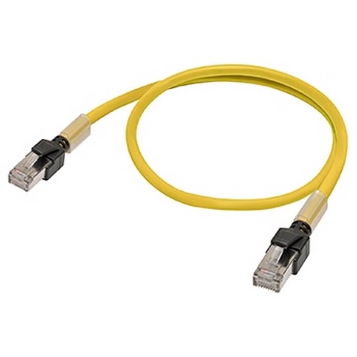 Omron - Câble patch Ethernet, S/FTP, Cat.6A, PUR (Yellow Flexible), 7.5 m