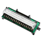 Omron - Bornier 20 points, montage rail DIN, bornes à visser M3, usage général, avec con