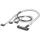 Omron - Câble E/S, 2 m, entre FCN56 et 3 x MIL20, direct