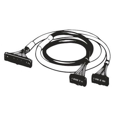 Omron - Câble E/S, 0,75 m, entre MIL40 et 2 x MIL20, direct