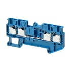 Omron - Bornier de rail DIN multi-conducteur avec 4 connexions push-in plus pour montage