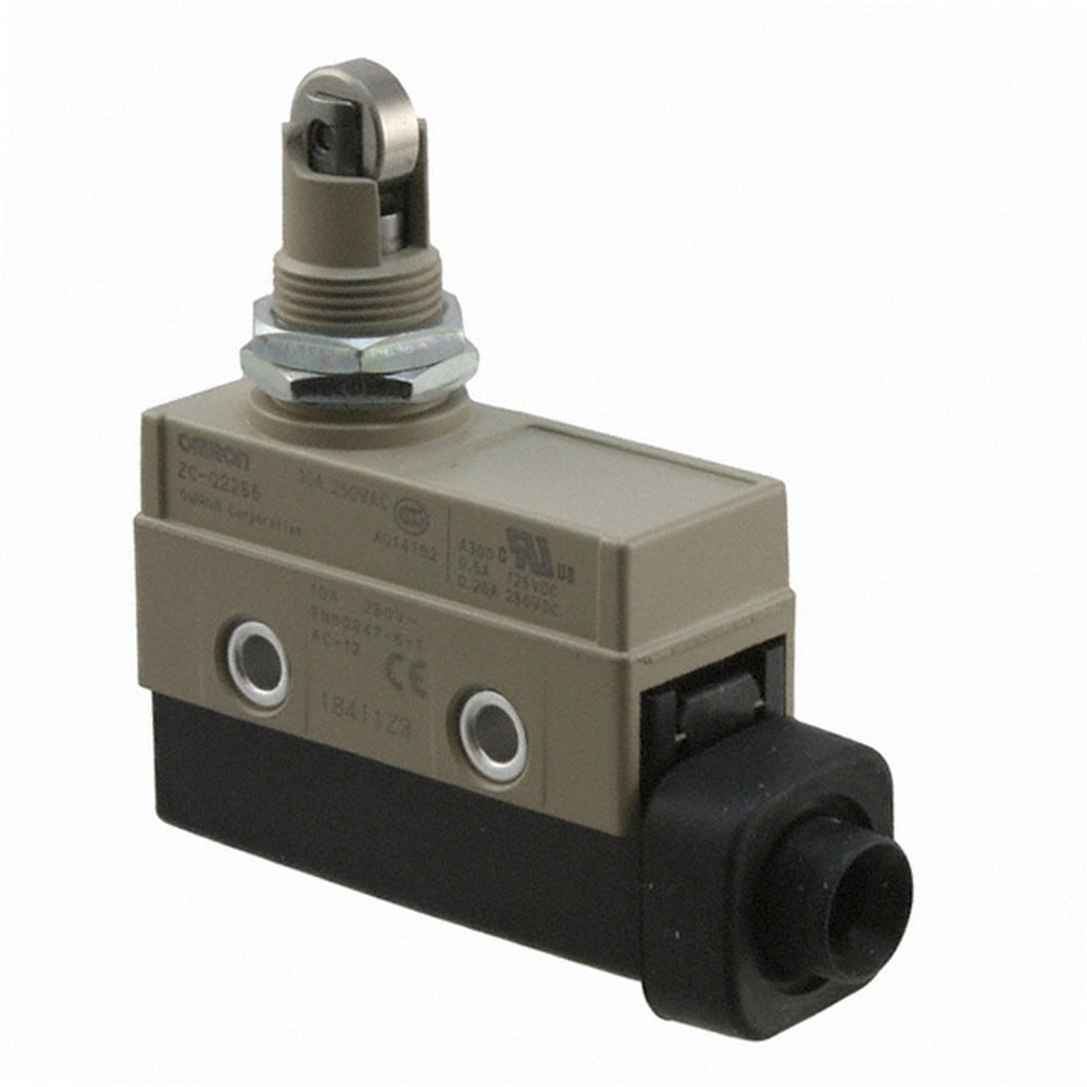 Omron - Interrupteur standard scellé, boîtier fermé, IP67, plongeur à galet transversal