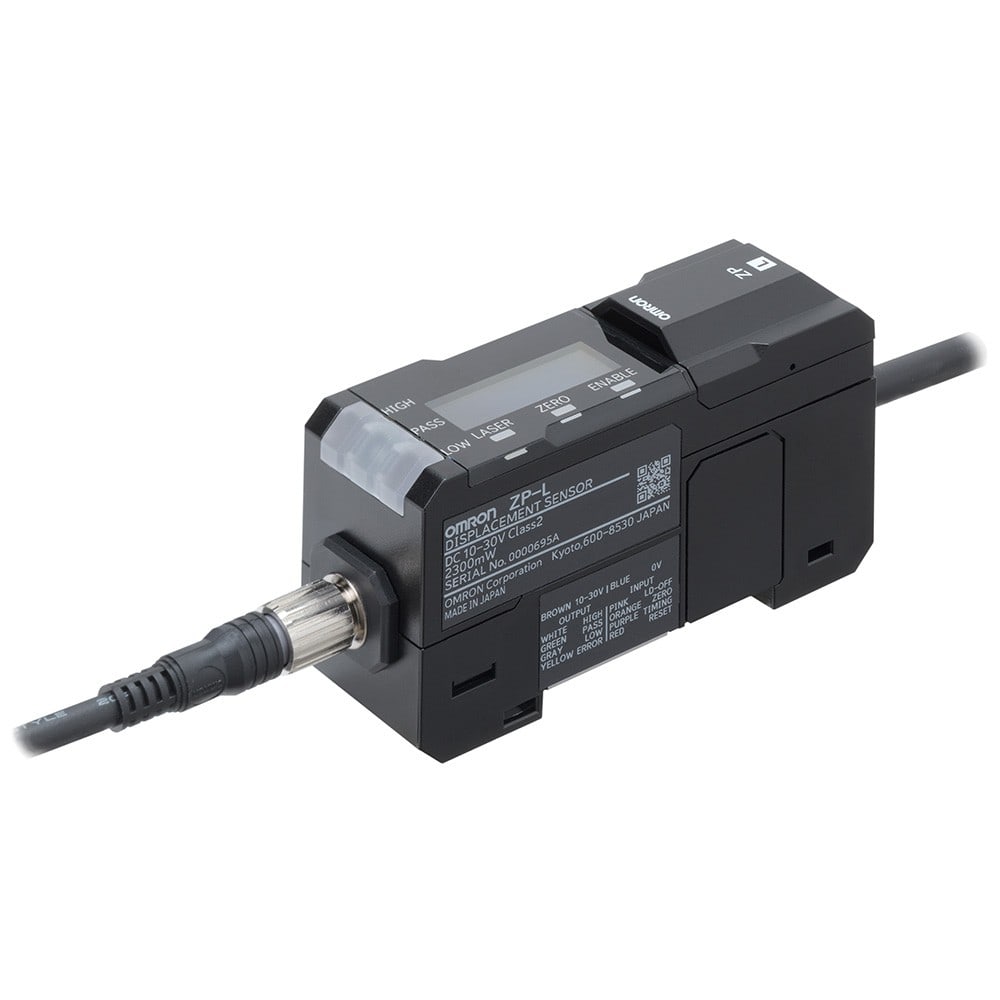 Omron - Capteur de déplacement laser, amplificateur, unité maître, sortie PNP, sortie an