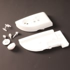 Atlantic - pièce de rechange origine fabricant : boitier plastique + molettes