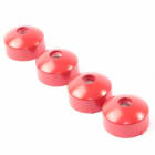 Atlantic - pièce de rechange origine fabricant : cache fixation murale x4 rouge