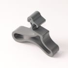 Atlantic - pièce de rechange origine fabricant : kit patère étroit-mixte graphite