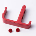 Atlantic - pièce de rechange origine fabricant : kit patère rouge mod. pivotant