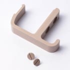 Atlantic - pièce de rechange origine fabricant : kit patère taupe mod. pivotant