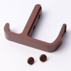 Atlantic - pièce de rechange origine fabricant : kit patère grain de cuir mod. pivotant