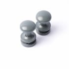 Atlantic - pièce de rechange origine fabricant : patère x2 gris graphite