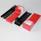 Atlantic - pièce de rechange origine fabricant : kit support mural complet mat d rouge