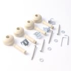 Atlantic - pièce de rechange origine fabricant : kit fixations murales long beige