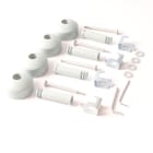 Atlantic - pièce de rechange origine fabricant : kit fixations murales long vert eau