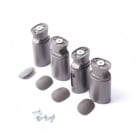 Atlantic - pièce de rechange origine fabricant : kit fixations court gris anthracite