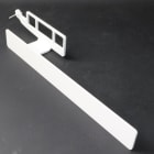 Atlantic - pièce de rechange origine fabricant : barre porte serviette gauche blanche