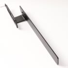 Atlantic - pièce de rechange origine fabricant : barre porte serviette droite noire