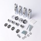 Atlantic - pièce de rechange origine fabricant : kit fixations murales (x4) riva chrome