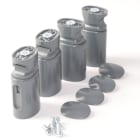 Atlantic - pièce de rechange origine fabricant : kit fixations court gris graphite