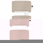 Atlantic - Radiateur sèche-serviettes connecté Amarilis mât à gauche 650W beige/blanc