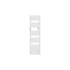 Atlantic - Radiateur sèche-serviettes connecté Adelis digital étroit 500W Blanc Carat