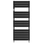 Atlantic - Radiateur sèche-serviettes Adélis eau chaude racc. collecteurs 0861W noir