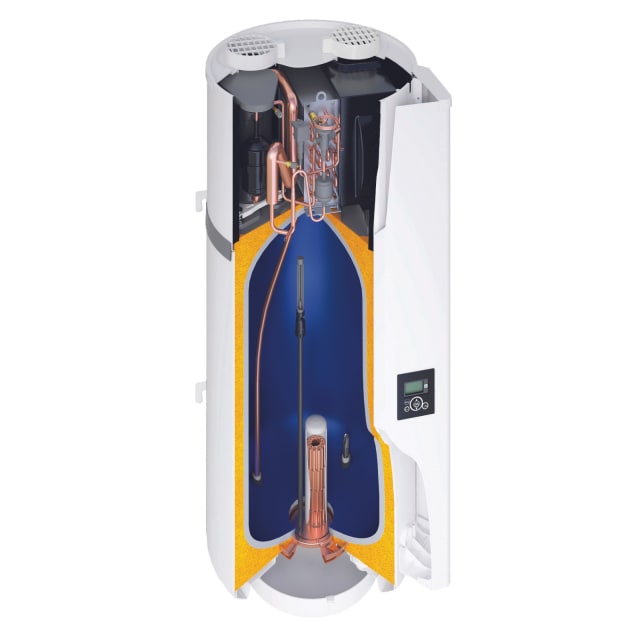 Chauffe-eau thermodynamique Calypso connecte vertical sur socle 200L ...