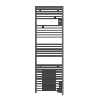 Atlantic - Radiateur sèche-serviettes Doris électrique digital ventilo 1500W anthracite