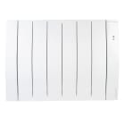 Atlantic - Radiateur connecté Galapagos pilotage intelligent horizontal 1500W blc brillant