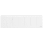 Atlantic - Radiateur connecte Nirvana Neo plinthe 1500W blanc