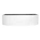 Atlantic - Radiateur connecté Divali pilotage intelligent plinthe 1000W blanc carat