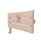 Atlantic - Patère papillon pour sèche-serviettes lames plates Beige